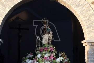 Misa y procesión, en el último día de las fiestas de La Medianía (Foto TA)